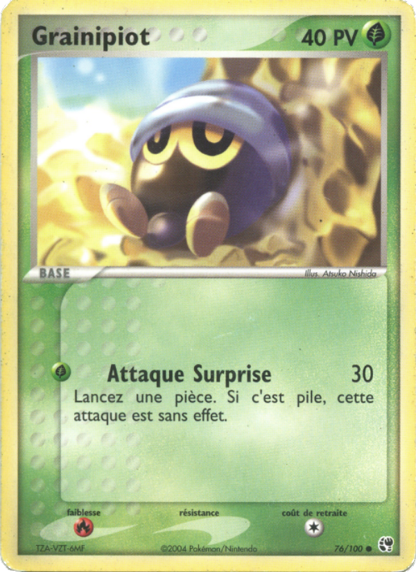 Grainipiot 76 — EX Sandstorm (French Pokémon TCG card)