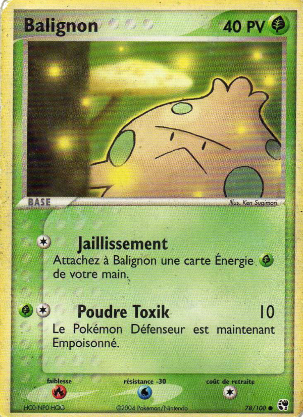Balignon 78 — EX Sandstorm (French Pokémon TCG card)
