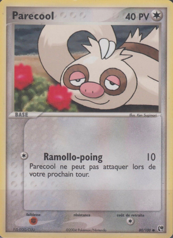 Parecool 80 — EX Sandstorm (French Pokémon TCG card)