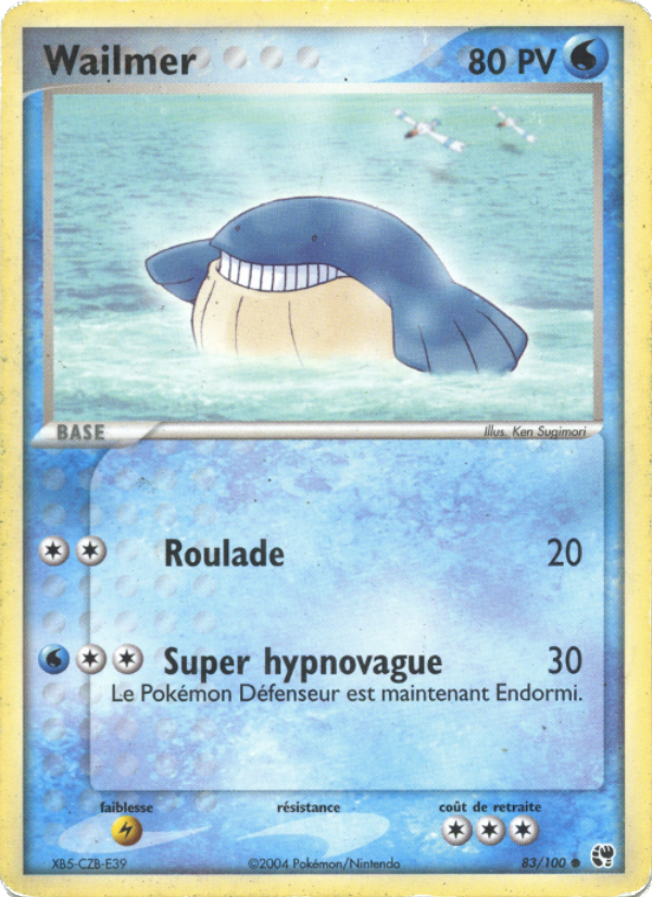 Wailmer 83 — EX Sandstorm (French Pokémon TCG card)