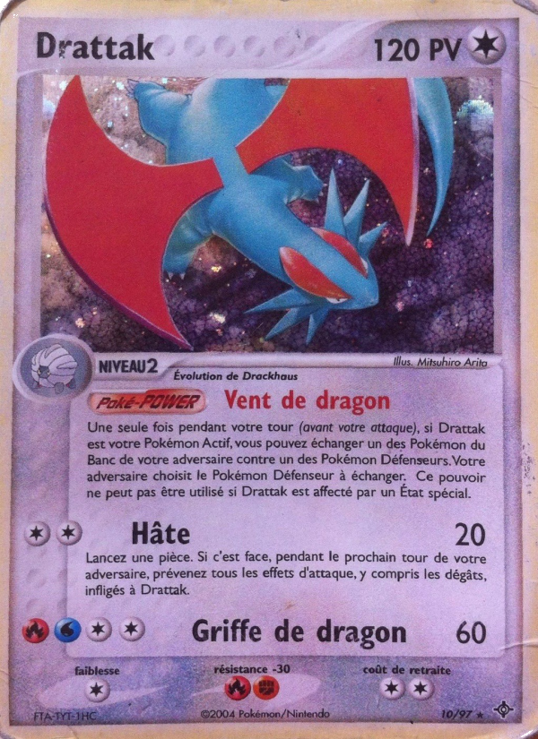 Drattak 10 — EX Dragon (French Pokémon TCG card)
