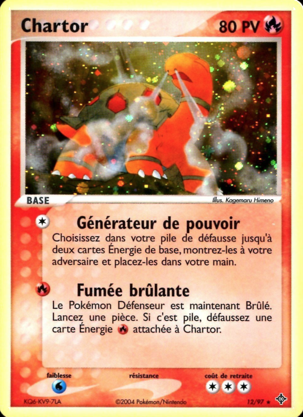 Chartor 12 — EX Dragon (French Pokémon TCG card)