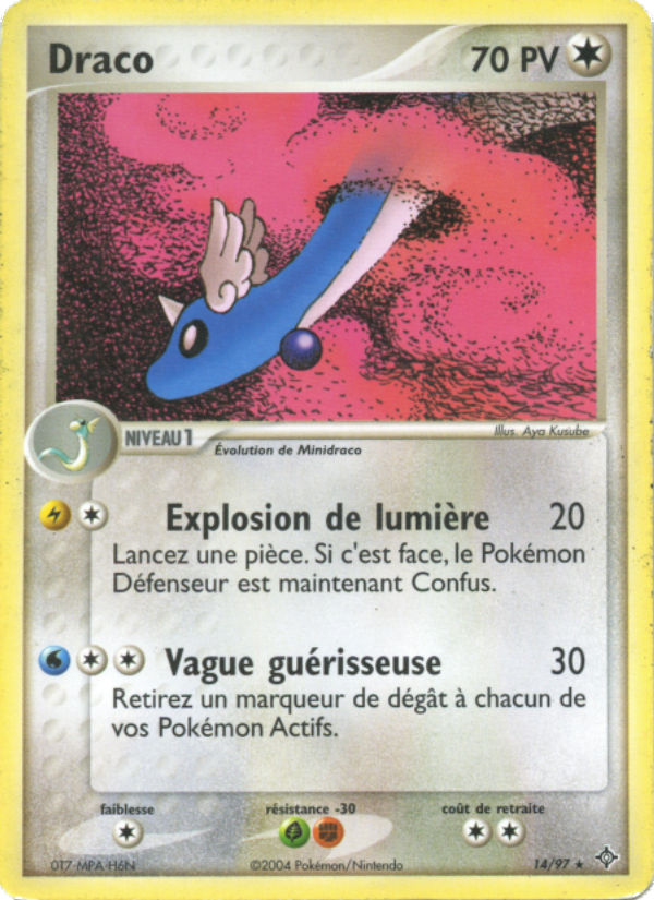 Draco 14 — EX Dragon (French Pokémon TCG card)