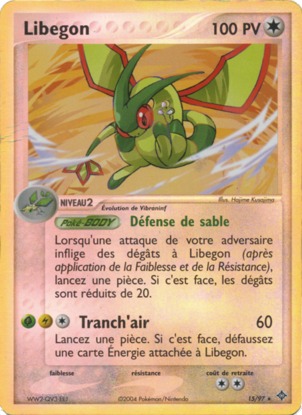 Libegon 15 — EX Dragon (French Pokémon TCG card)