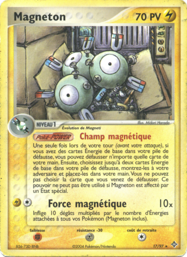 Magneton 17 — EX Dragon (French Pokémon TCG card)