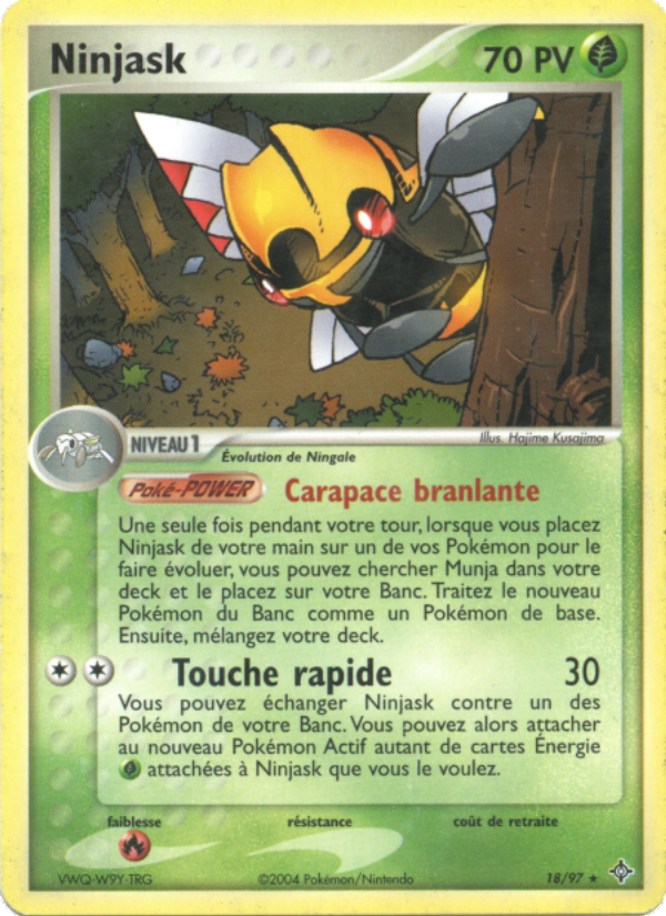 Ninjask 18 — EX Dragon (French Pokémon TCG card)