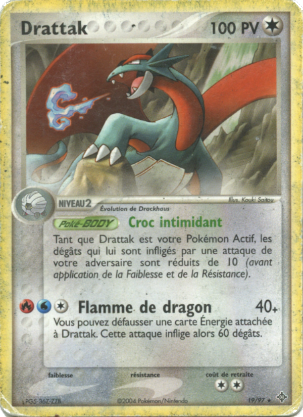 Drattak 19 — EX Dragon (French Pokémon TCG card)