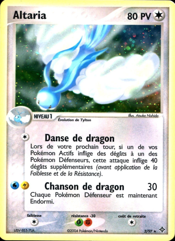 Altaria 2 — EX Dragon (French Pokémon TCG card)