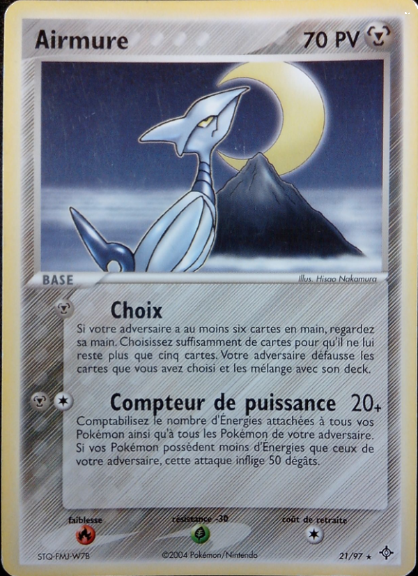 Airmure 21 — EX Dragon (French Pokémon TCG card)