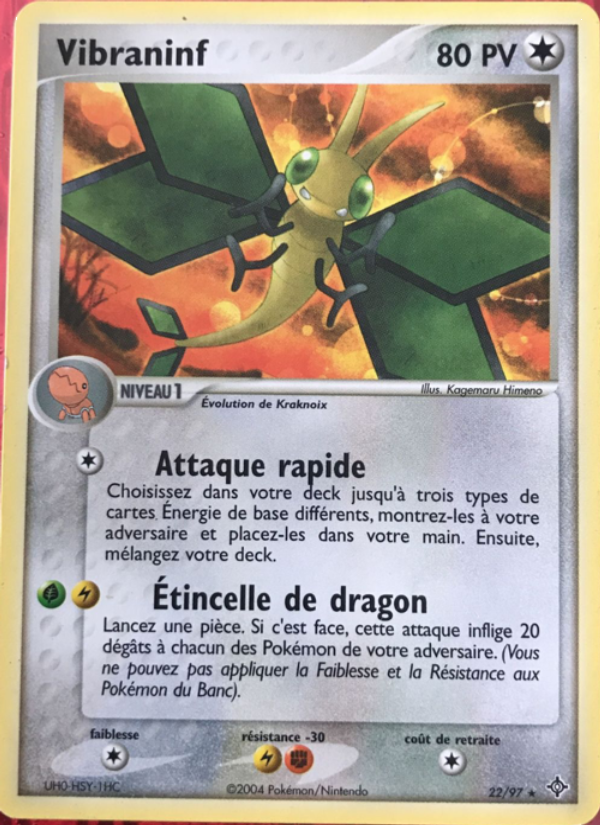 Vibraninf 22 — EX Dragon (French Pokémon TCG card)
