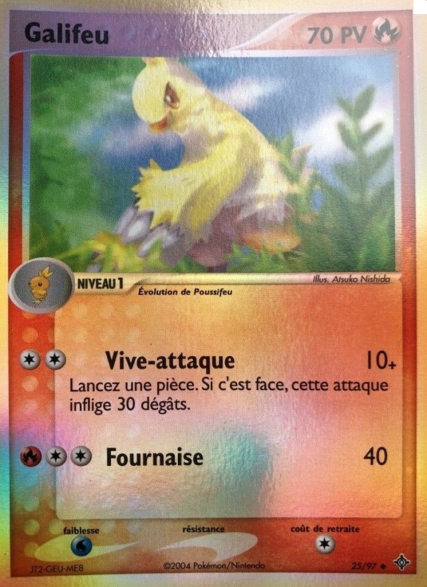 Galifeu 25 — EX Dragon (French Pokémon TCG card)