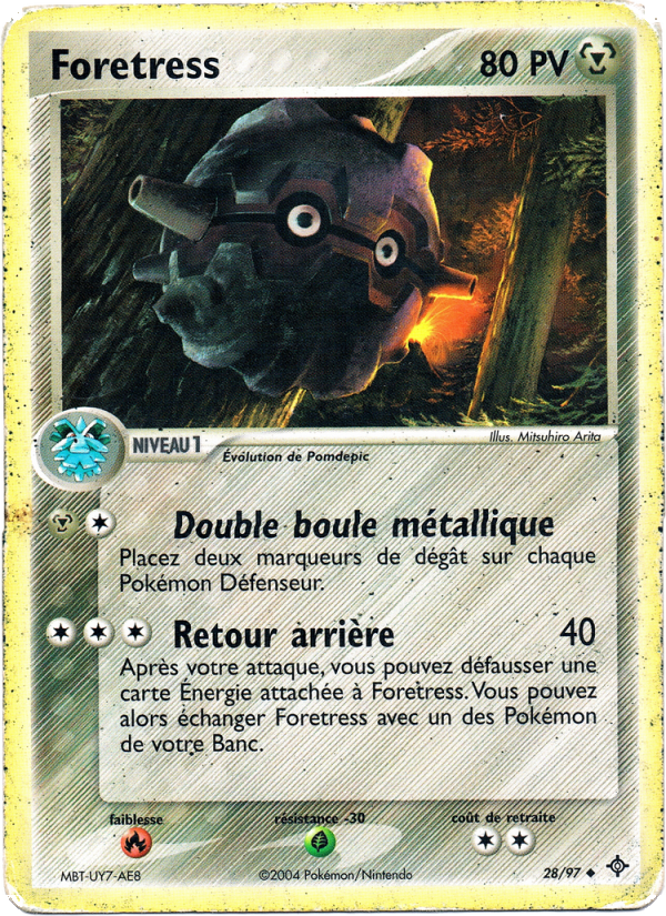 Foretress 28 — EX Dragon (French Pokémon TCG card)