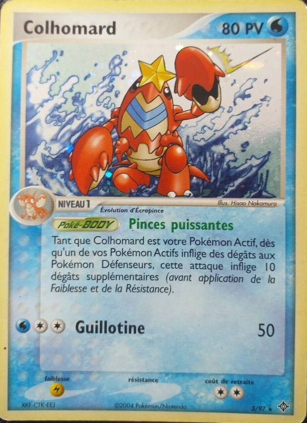 Colhomard 3 — EX Dragon (French Pokémon TCG card)