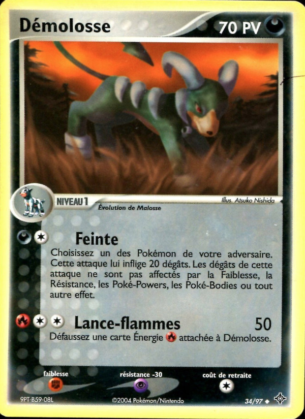 Hypotrempe 34 — EX Dragon (French Pokémon TCG card)
