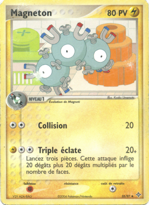 Magneton 35 — EX Dragon (French Pokémon TCG card)