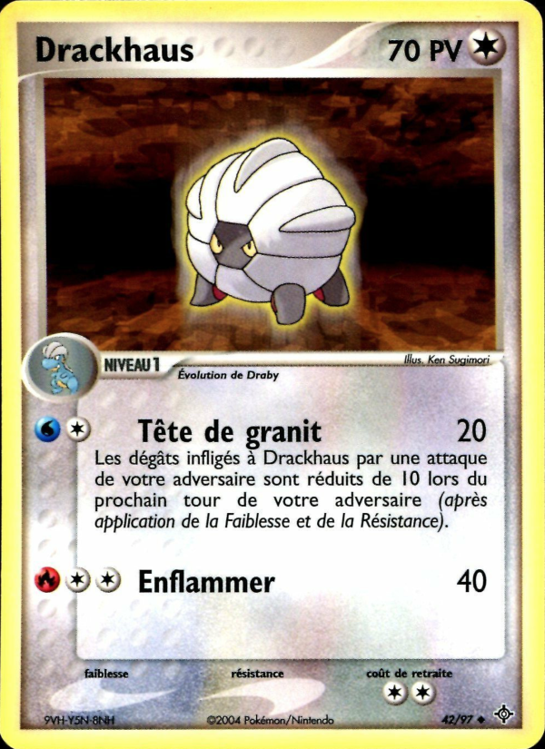 Drackhaus 42 — EX Dragon (French Pokémon TCG card)