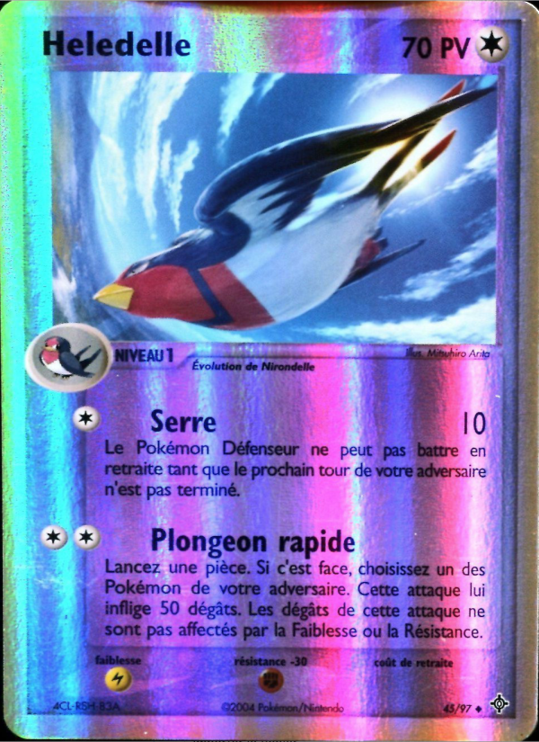 Heledelle 45 — EX Dragon (French Pokémon TCG card)