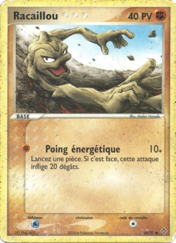 Racaillou 56 — EX Dragon (French Pokémon TCG card)