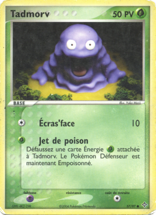 Tadmorv 57 — EX Dragon (French Pokémon TCG card)