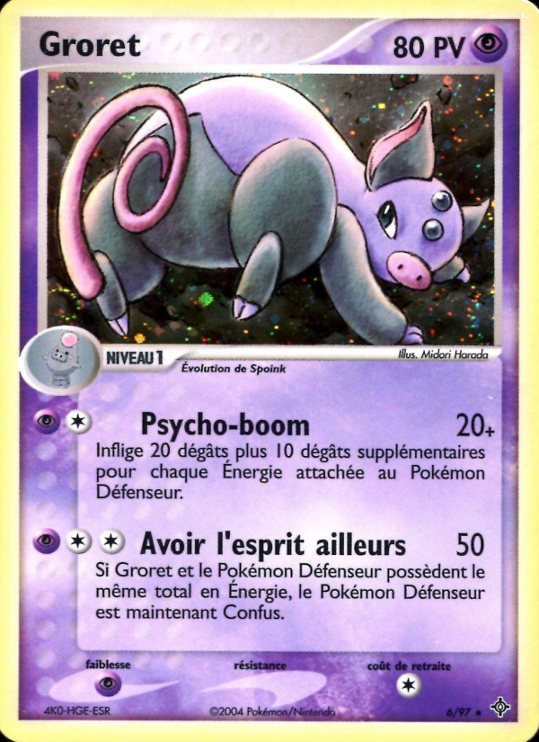 Groret 6 — EX Dragon (French Pokémon TCG card)