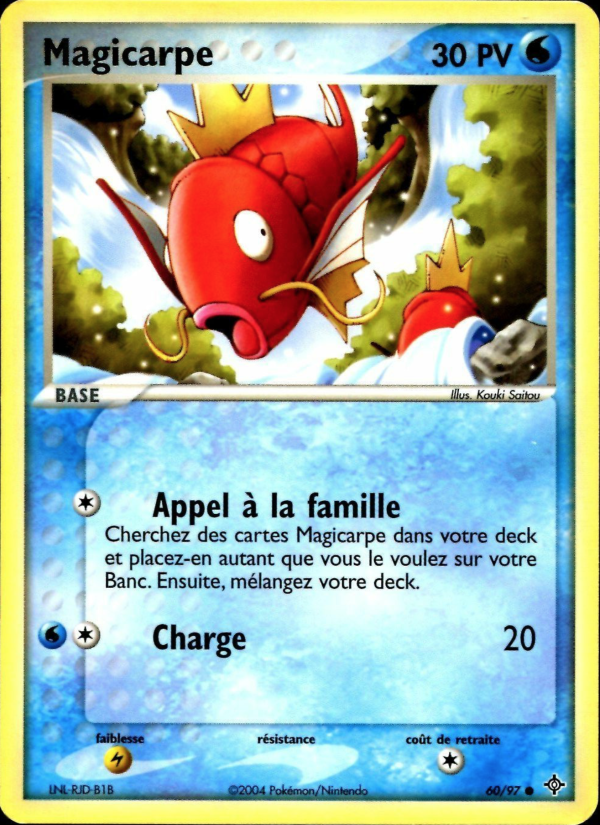 Magicarpe 60 — EX Dragon (French Pokémon TCG card)