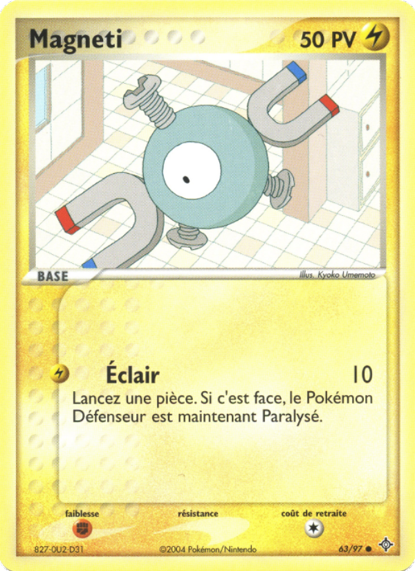 Magneti 63 — EX Dragon (French Pokémon TCG card)