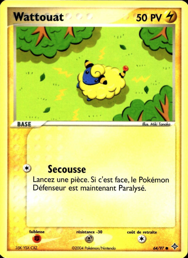 Wattouat 64 — EX Dragon (French Pokémon TCG card)