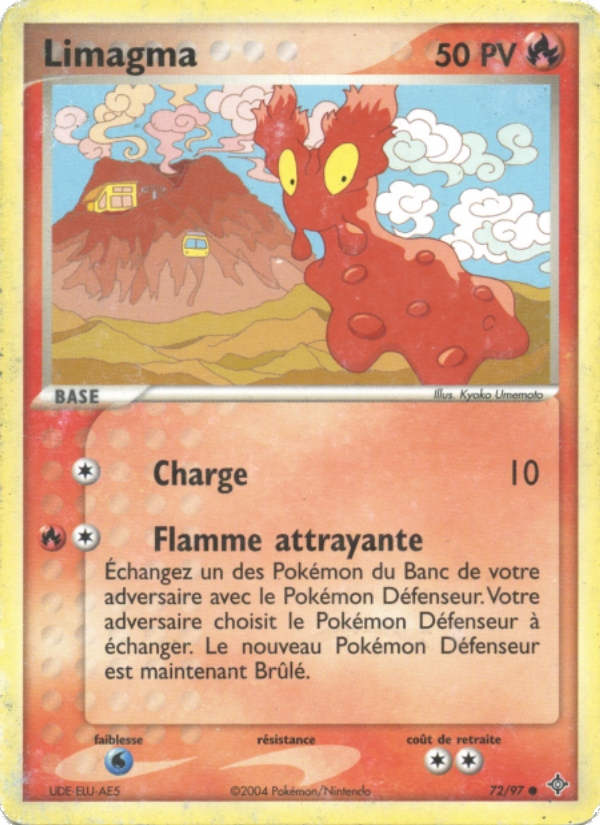 Limagma 72 — EX Dragon (French Pokémon TCG card)