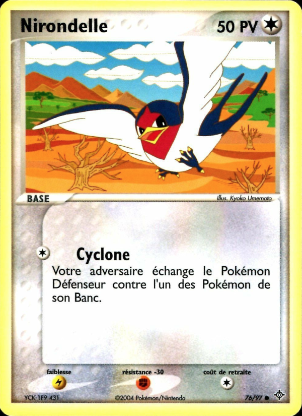 Nirondelle 76 — EX Dragon (French Pokémon TCG card)