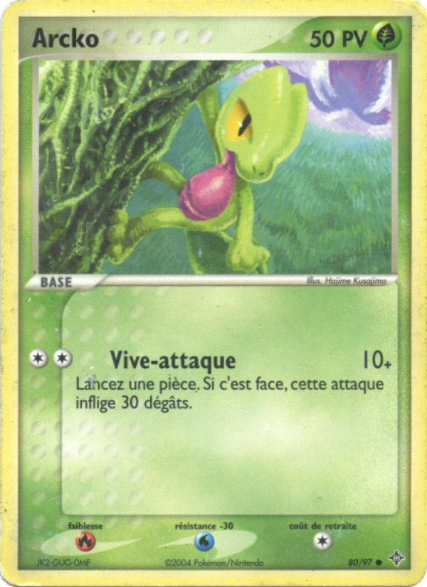 Arcko 80 — EX Dragon (French Pokémon TCG card)