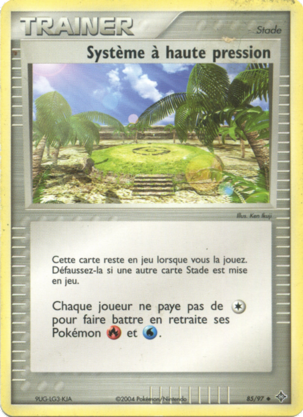 Système à haute pression 85 — EX Dragon (French Pokémon TCG card)