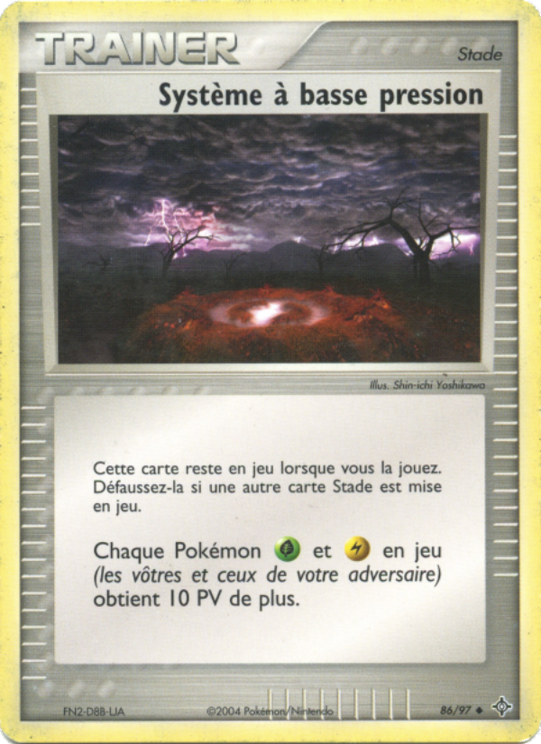 Système à basse pression 86 — EX Dragon (French Pokémon TCG card)