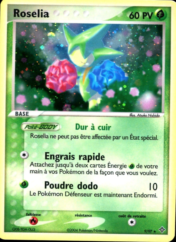 Roselia 9 — EX Dragon (French Pokémon TCG card)