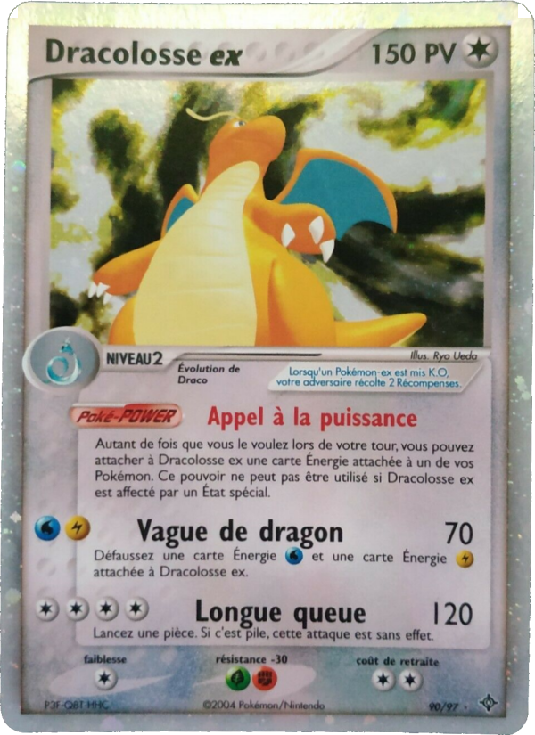 Dracolosse ex 90 — EX Dragon (French Pokémon TCG card)