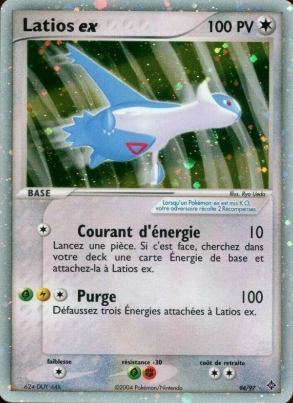 Latios ex 94 — EX Dragon (French Pokémon TCG card)