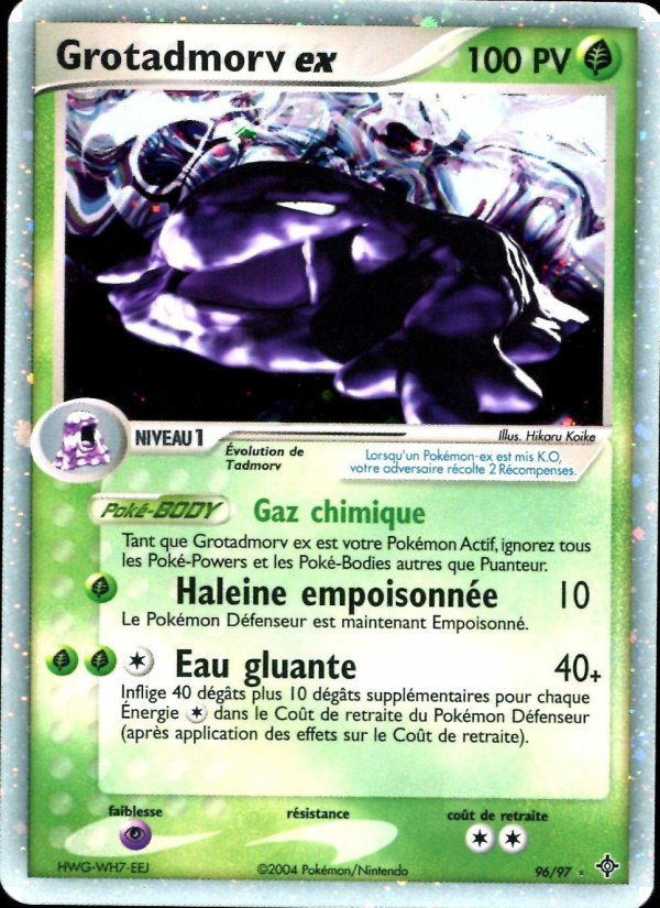 Grotadmorv ex 96 — EX Dragon (French Pokémon TCG card)