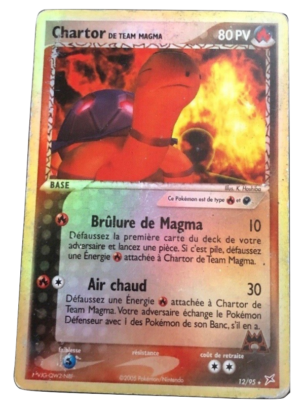 Chartor de Team Magma 12 — EX Team Magma vs Team Aqua (French Pokémon TCG card)