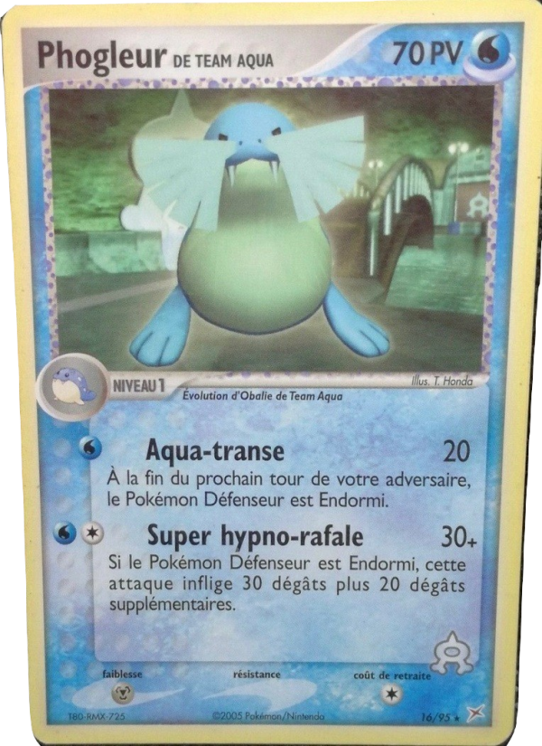 Phogleur de Team Aqua 16 — EX Team Magma vs Team Aqua (French Pokémon TCG card)