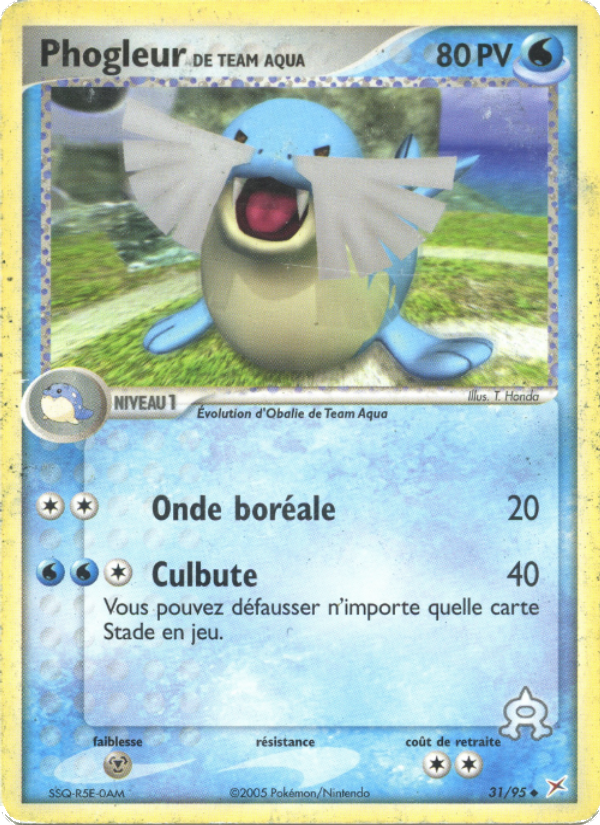 Phogleur de Team Aqua 31 — EX Team Magma vs Team Aqua (French Pokémon TCG card)