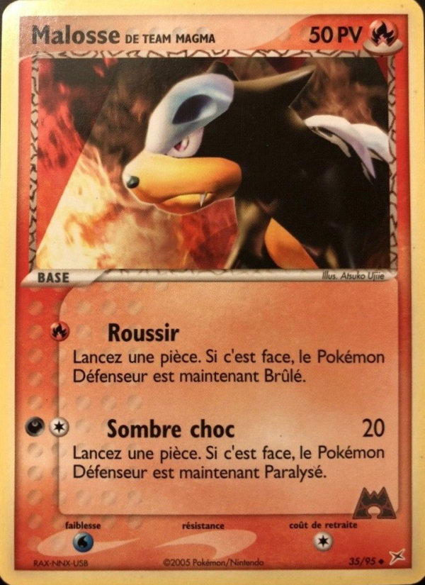 Malosse de Team Magma 35 — EX Team Magma vs Team Aqua (French Pokémon TCG card)