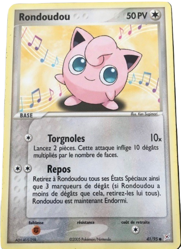 Rondoudou 41 — EX Team Magma vs Team Aqua (French Pokémon TCG card)