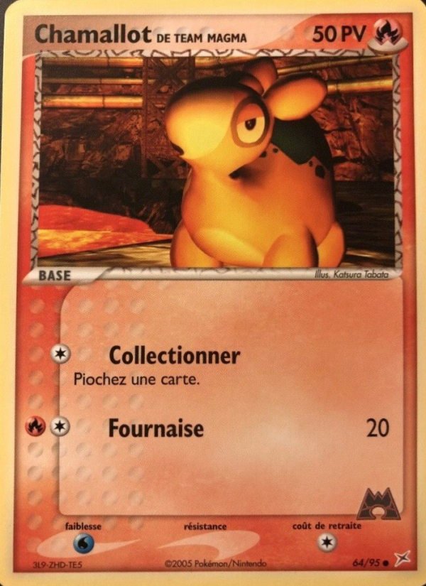 Chamallot de Team Magma 64 — EX Team Magma vs Team Aqua (French Pokémon TCG card)