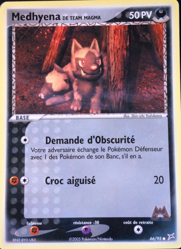 Medhyena de Team Magma 66 — EX Team Magma vs Team Aqua (French Pokémon TCG card)