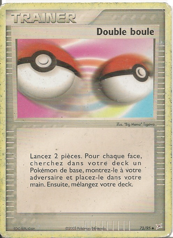 Double boule 72 — EX Team Magma vs Team Aqua (French Pokémon TCG card)