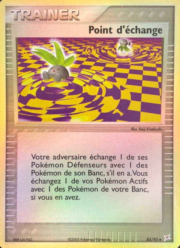 Point d'échange 85 — EX Team Magma vs Team Aqua (French Pokémon TCG card)