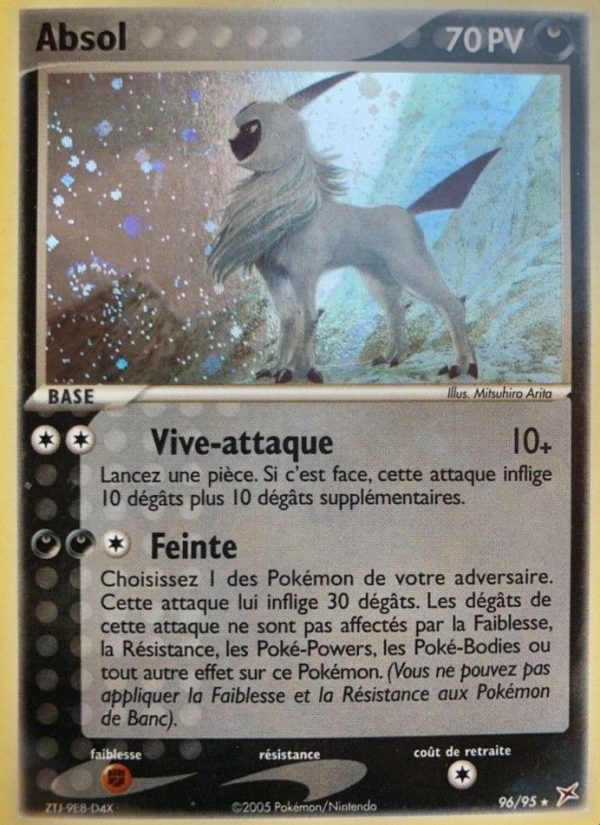 Absol 96 — EX Team Magma vs Team Aqua (French Pokémon TCG card)