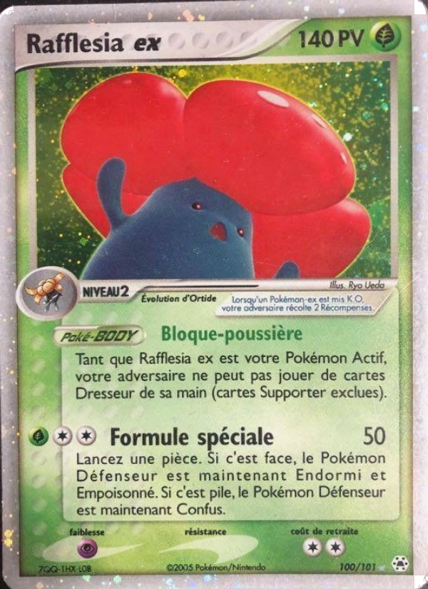 Rafflesia ex 100 — EX Hidden Legends (French Pokémon TCG card)