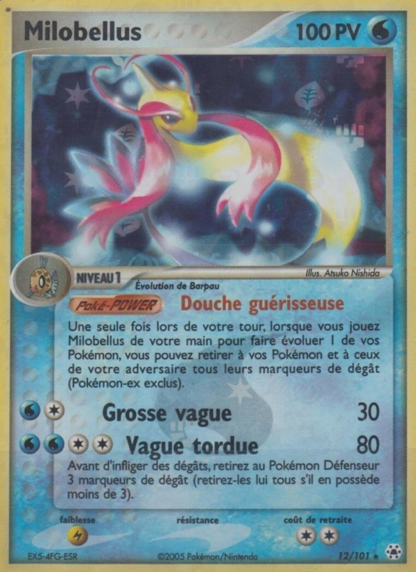 Milobellus 12 — EX Hidden Legends (French Pokémon TCG card)