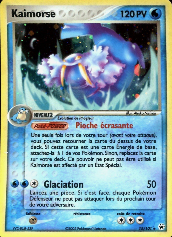 Kaimorse 15 — EX Hidden Legends (French Pokémon TCG card)
