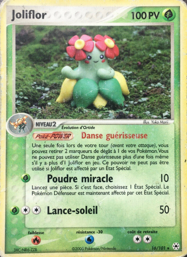 Joliflor 16 — EX Hidden Legends (French Pokémon TCG card)